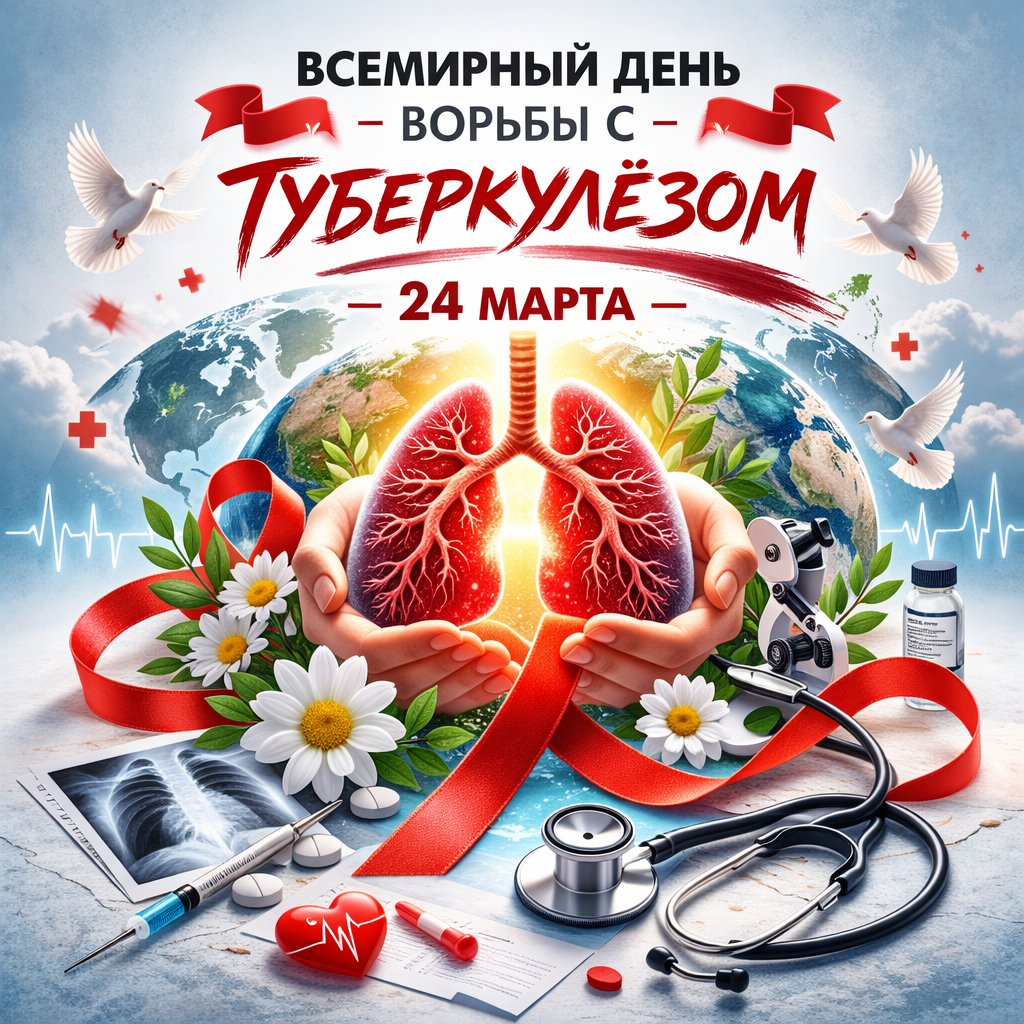 Всемирный день борьбы с туберкулёзом — 24 марта - Амбулаторный центр г. Усть-Каменогорск